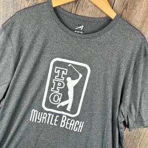TPC Myrtle Beach Golf Course Graphic T-Shirt Mens XL Gray Short Sleeve